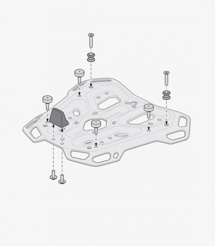 Maleta Superior con Soporte DUSC XL Negro 55 L BMW F750GS / F850GS (17-20), F850GS Adventure (18-20), F800GS (23) SW-MOTECH GPT.