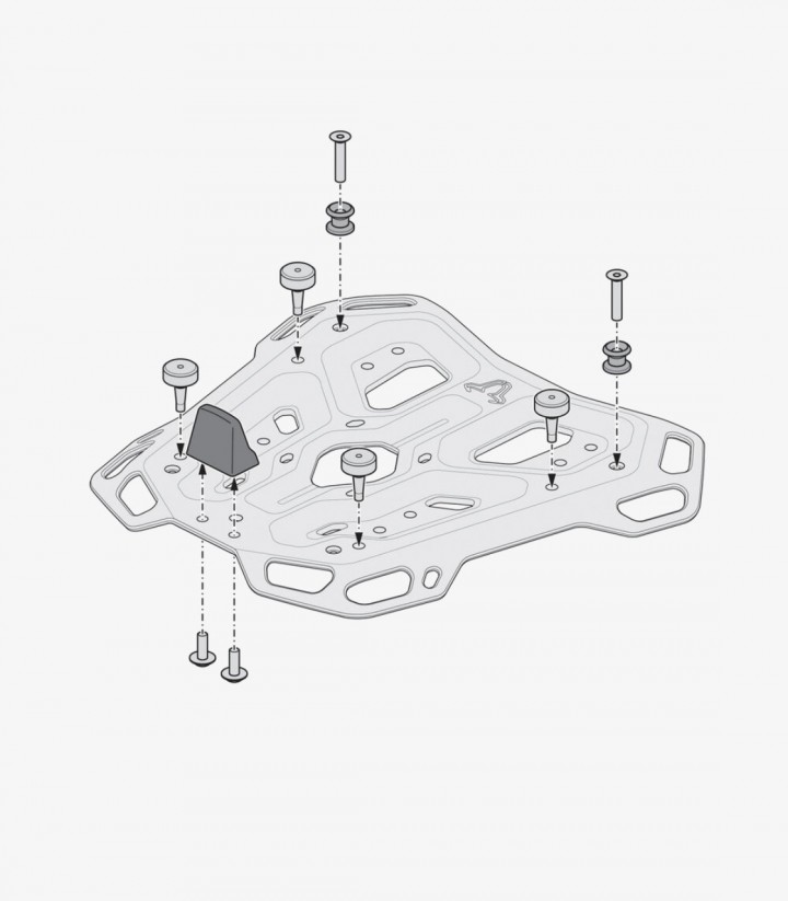 Topcase mit Träger DUSC Schwarz 55 L BMW R 1300 GS/Option 719 Biscaya (23-25), R 1300 GS Adventure (24) SW-MOTECH GPT.07.975.661
