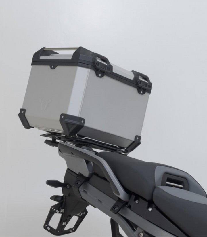 Maleta Superior con Soporte TRAX ADV Plateada 38 L BMW R1300GS / GS Adventure (23-25) SW-MOTECH GPT.07.975.70100/S GPT.07.975...
