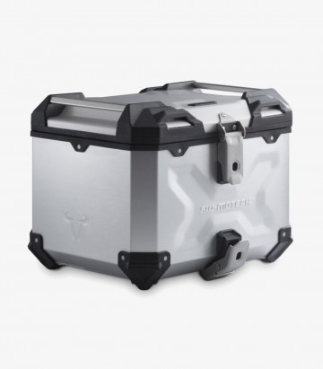 Maleta Superior con Soporte TRAX ADV Plateada 38 L Kawasaki ZZR 1400 (06-14) SW-MOTECH GPT.08.161.70000/S