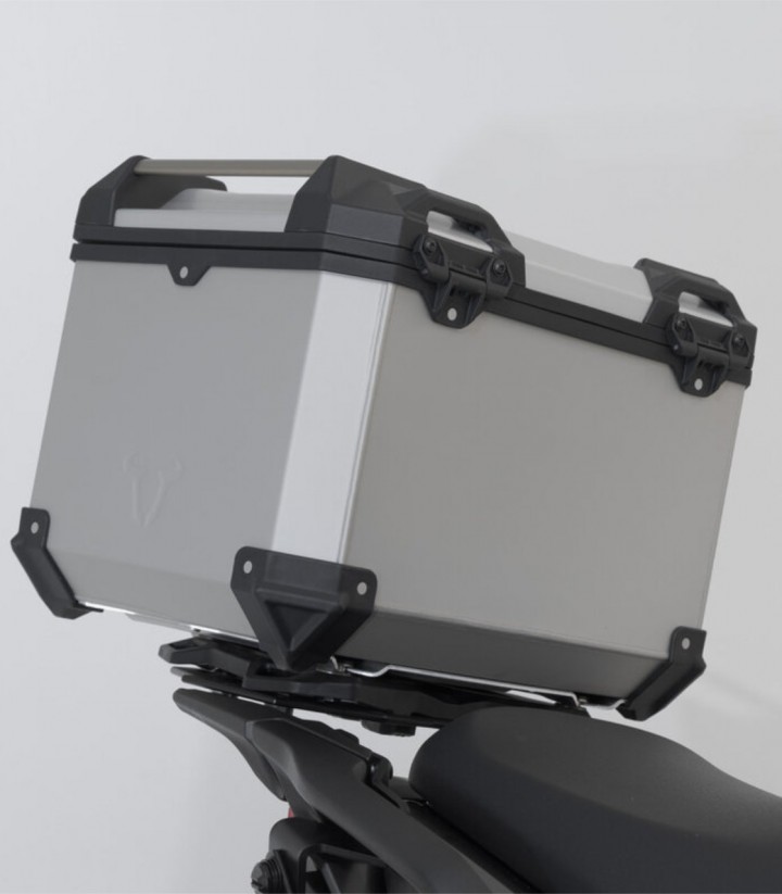 Maleta Superior con Soporte TRAX ADV Plateada 38 L Kawasaki Versys 1000 (11-18), Versys 1100 (24) SW-MOTECH GPT.08.368.70000/...