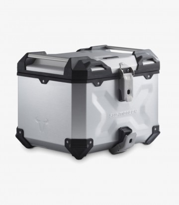 SW-MOTECH 38 L TRAX ADV Side Case with Carrier for Kawasaki Versys650 (14-22) Silver GPT.08.518.70000/S