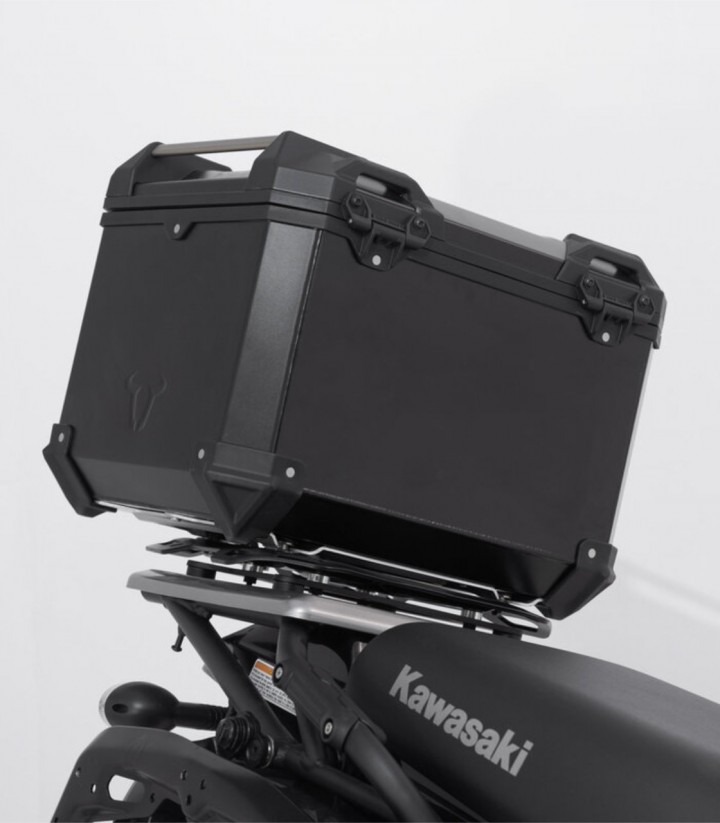 Maleta Superior con Soporte TRAX ADV Negra 38 L Kawasaki KLR 650 (22), KLR 650 S (23) SW-MOTECH GPT.08.990.70000/B GPT.08.990...