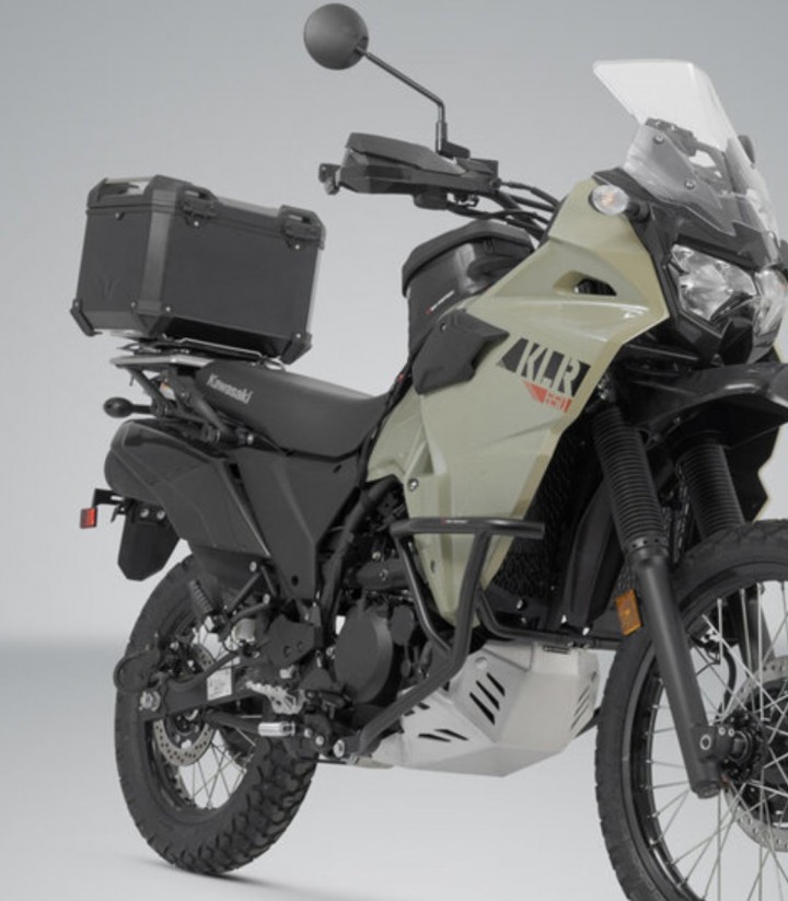 Maleta Superior con Soporte TRAX ADV Negra 38 L Kawasaki KLR 650 (22), KLR 650 S (23) SW-MOTECH GPT.08.990.70000/B GPT.08.990...