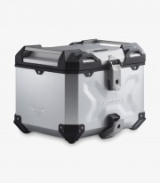 Maleta Superior con Soporte TRAX ADV Plateada 38 L Kawasaki KLR 650 (22), KLR 650 S (23) SW-MOTECH GPT.08.990.70000/S GPT.08....