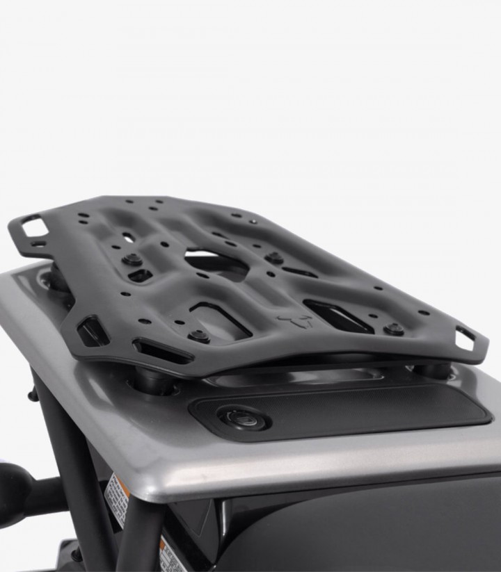 Maleta Superior con Soporte TRAX ADV Plateada 38 L Kawasaki KLR 650 (22), KLR 650 S (23) SW-MOTECH GPT.08.990.70000/S GPT.08....