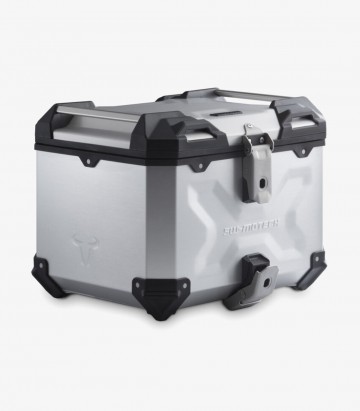 Maleta Superior con Soporte TRAX ADV Plateada 38 L Kawasaki Z650 RS (21-23) SW-MOTECH GPT.08.993.70001/S