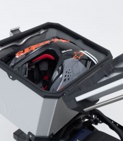 Maleta Superior con Soporte TRAX ADV Plateada 38 L Kawasaki Z650 RS (21-23) SW-MOTECH GPT.08.993.70001/S GPT.08.993.70001/S