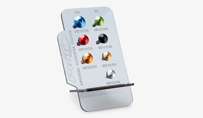 Anodized Hardware for Puig Windscreens