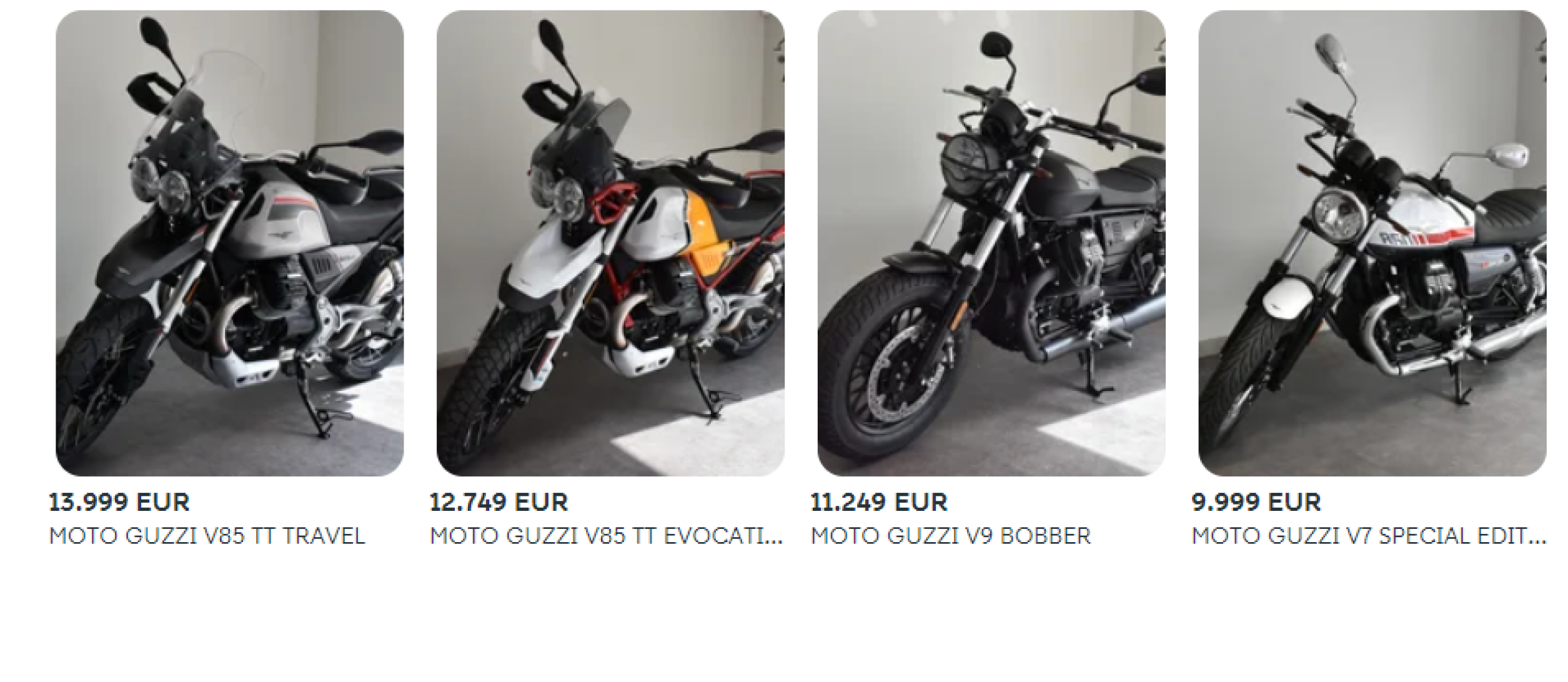 example of a motorcycle sales portal