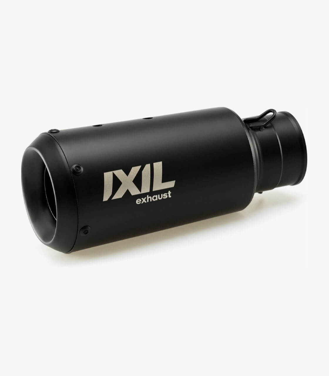 motorcycle exhaust black color of Ixil Exhaust