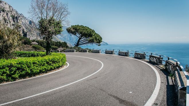 view of the costa brava from the road