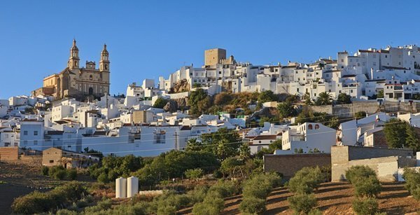 views of the town of olvera