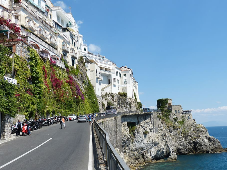 Vista Costa de Amalfi Italia